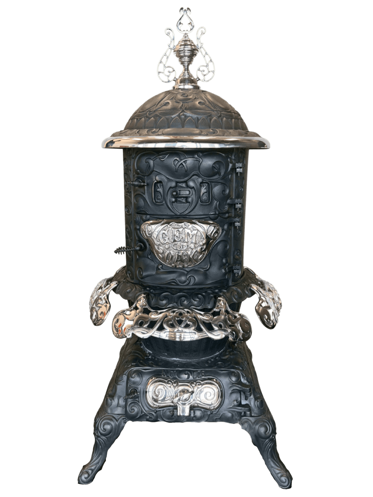 Gem oak Antique Cast Iron Stove from 1895